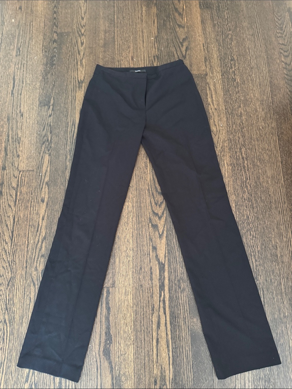 Tahari Black Straight-Leg Women's Pants
